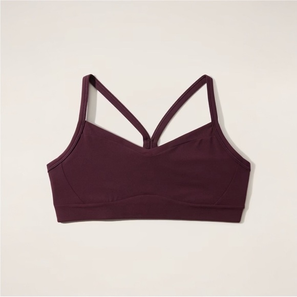 Athleta Vital Bra A-C NWT MEDIUM Spiced Cabernet - Picture 3 of 7